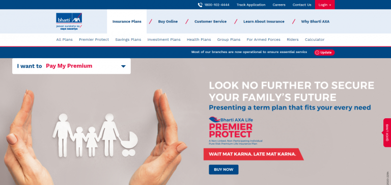Bharti AXA Life Insurance Review Bharti AXA Life Insurance Review